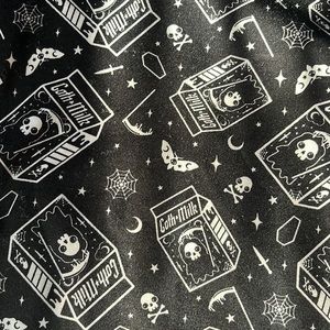 Hot Topic Goth Milk O-Ring Skater Skirt